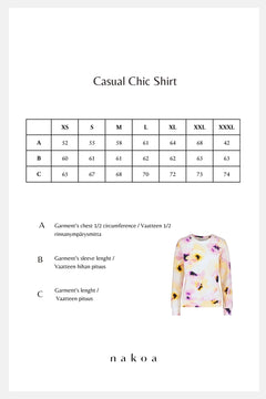 Casual Chic Print Shirt Renée