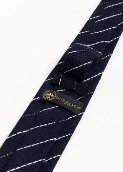 The 100% Linen Tie  Navy Underground