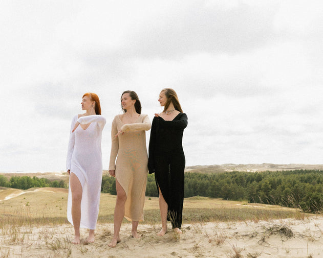 Mare Linen Long Dress White