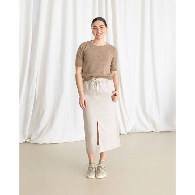 Long Skirt Beige