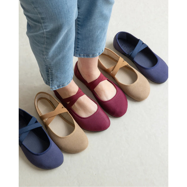 Aurora Ballerinas Bordeaux