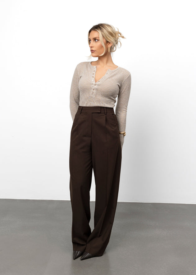 Jagger Tailored Trousers Brown