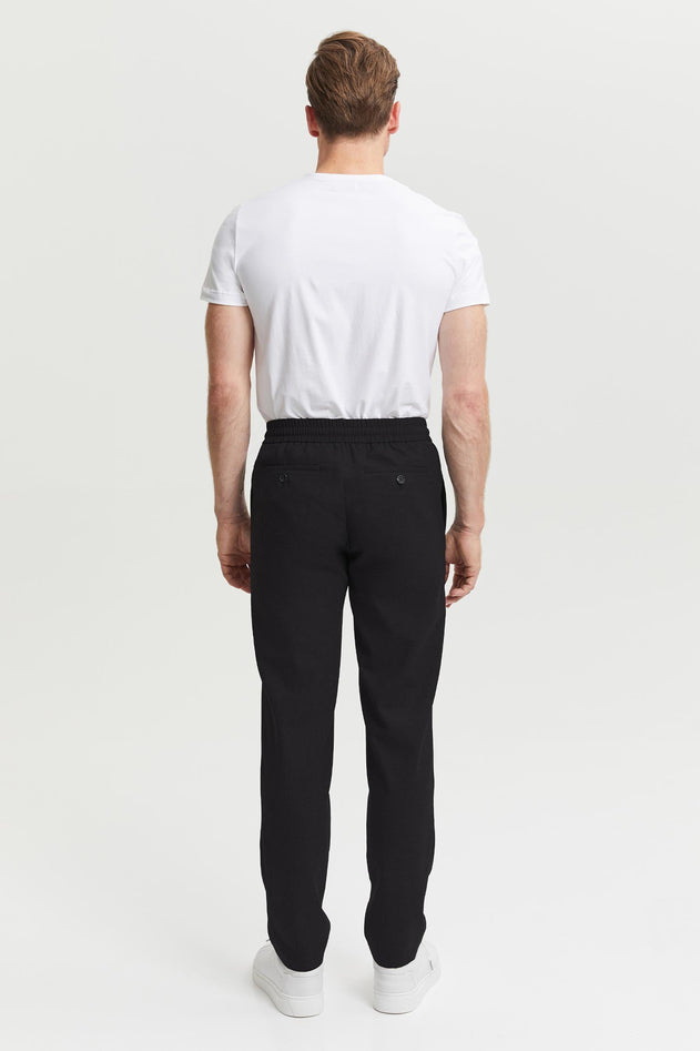 Sampo Wool Trousers Black