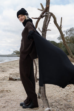 Ora Merino Pants Chocolate