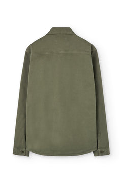 Helmut Unisex Organic Cotton Worker Overshirt Green