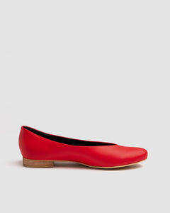 Pumps Ballerinas Vegea Grape Leather Red