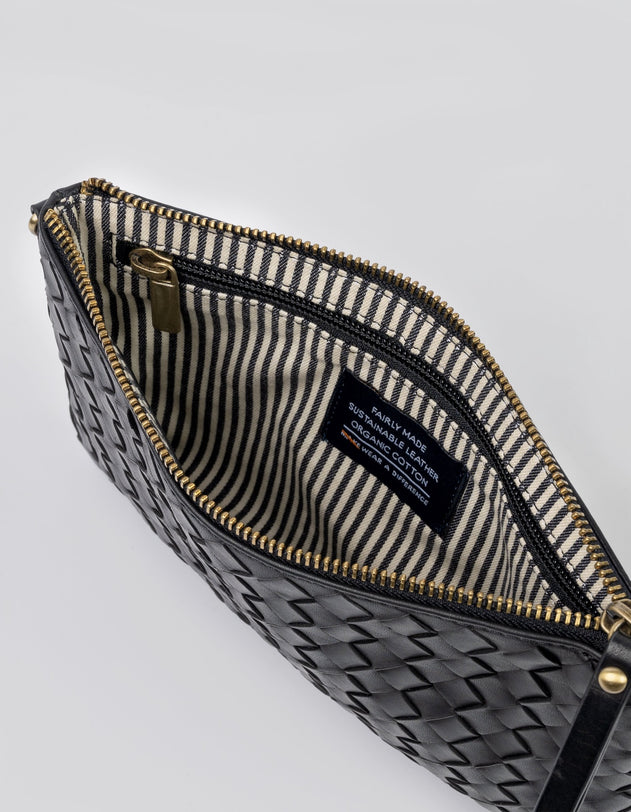 Lexi Tas Woven Black