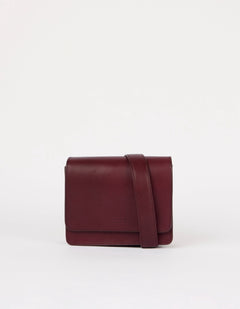 Audrey Mini Tas Donkerkersrood