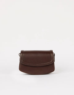 Kendalini Bag Classic Leather Chocolate Brown