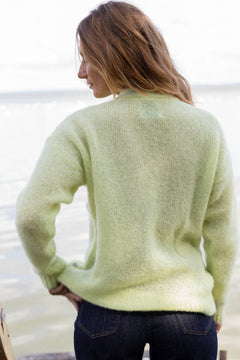 Melody Mohair Cardigan Limone