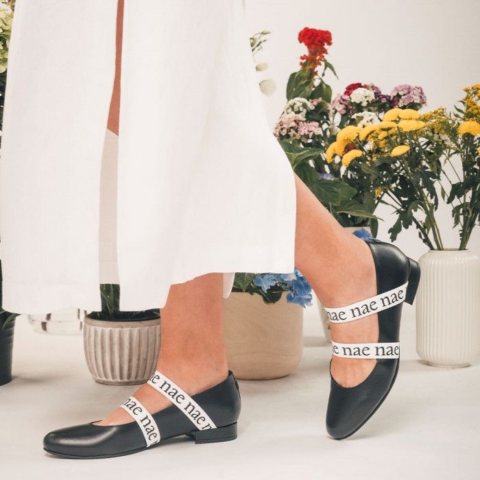 Aure Ballerinas Schoenen Zwart