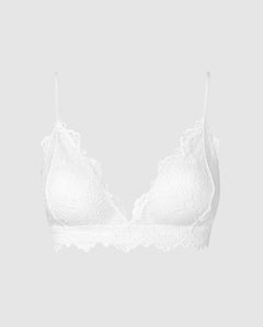 Kanten bralette blanche