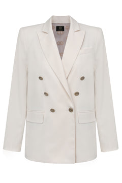 Double-breasted Blazer White