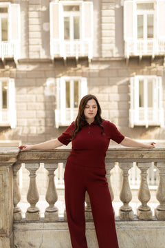 Vera & Madonna Co-ord Burgundy