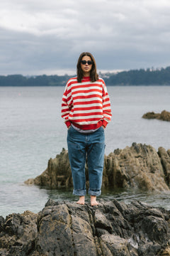 Sweater Stripes Red