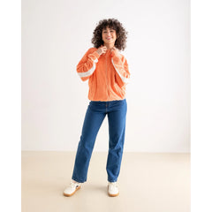 Ohne X Clotsy Unisex Track Jas Apricot