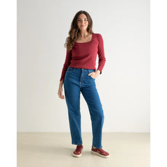 Everywhere Top Burgundy