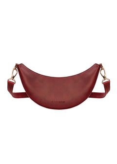 Mini Hobo Bag Wine Red