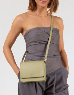 Audrey Mini Bag Classic Leather Tea Green