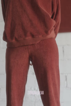 Gloria Terry Trousers Mars Red