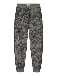 Morganiitti Collegiate Trousers Grey Print