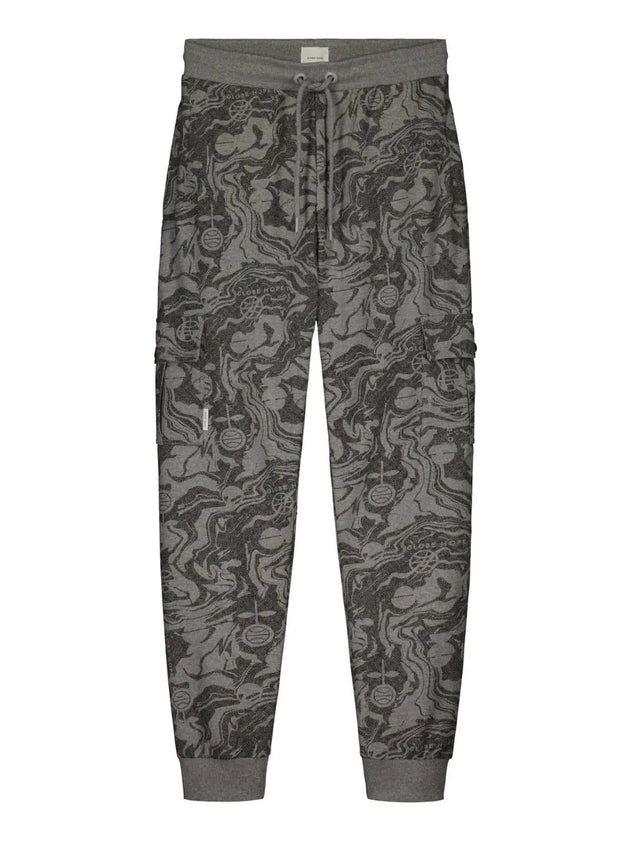 Morganiitti Collegiate Trousers Grey Print