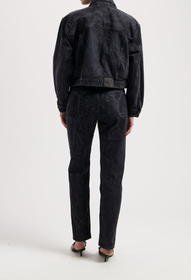 Gina Spijkerjasje Dry Black
