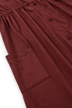 Hiara TENCEL™ Midi Dress in Red