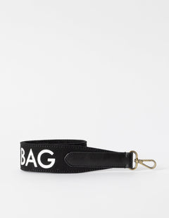 Shoulder Canvas Logo Tasriem Zwart & Zwart