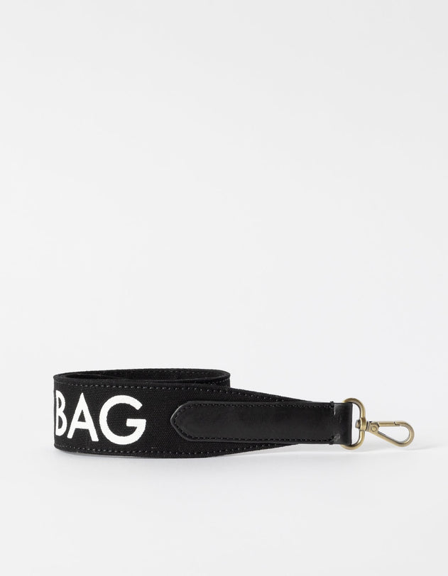 Shoulder Canvas Logo Tasriem Zwart & Zwart