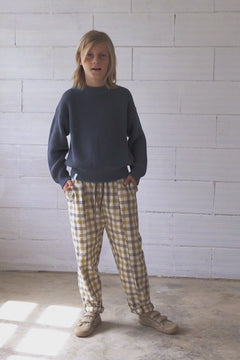 Kids' Hallow Pants Yellow Vichy