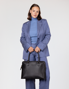 Hayden Classic Leather Bag Black