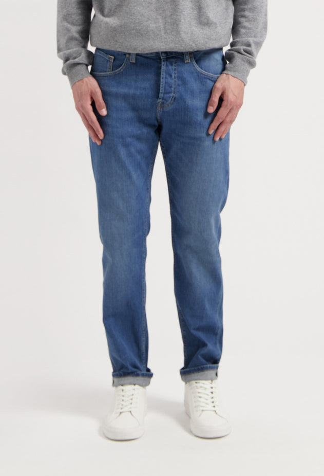 Hank Mid Tapered Jeans Medium Heritage