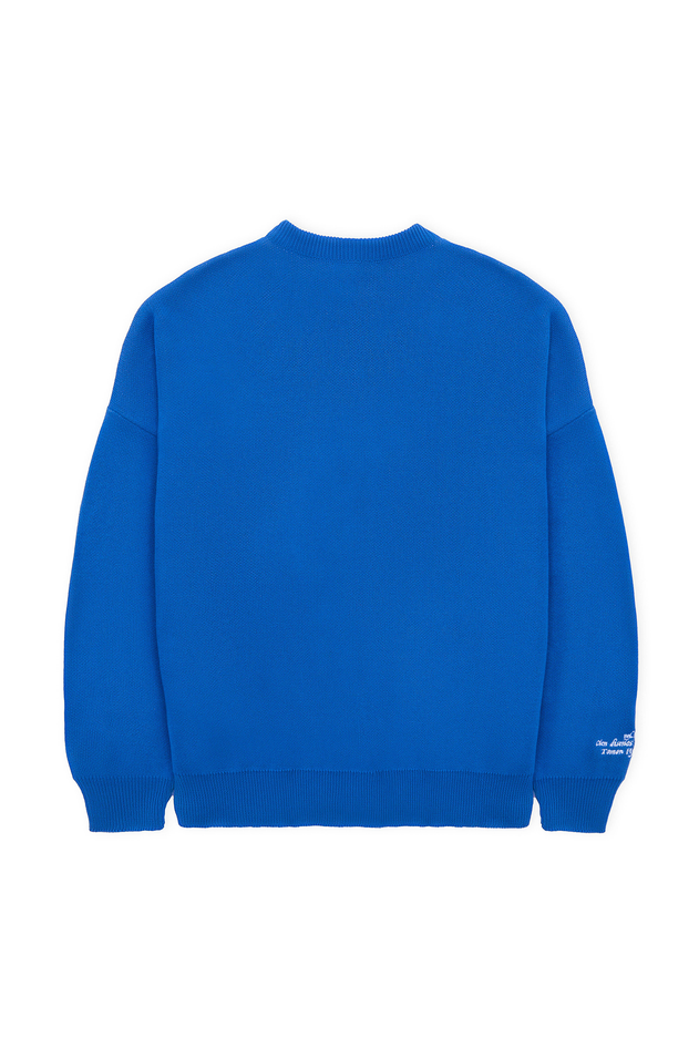 NWHR x Museo del Prado Tsuru Knitted Sweater Blue