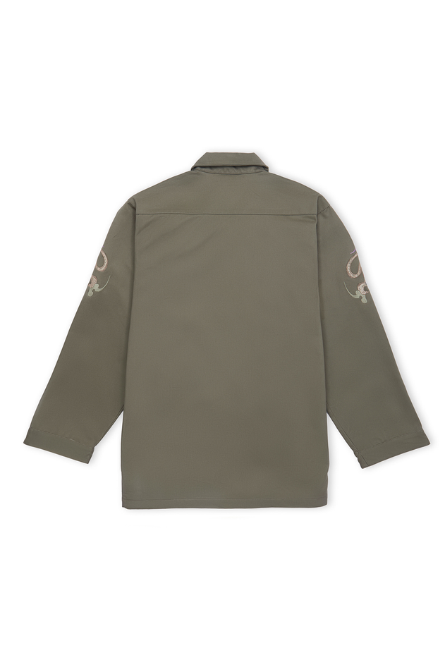 NWHR x Museo del Prado Byakko Kimono Jacket Green