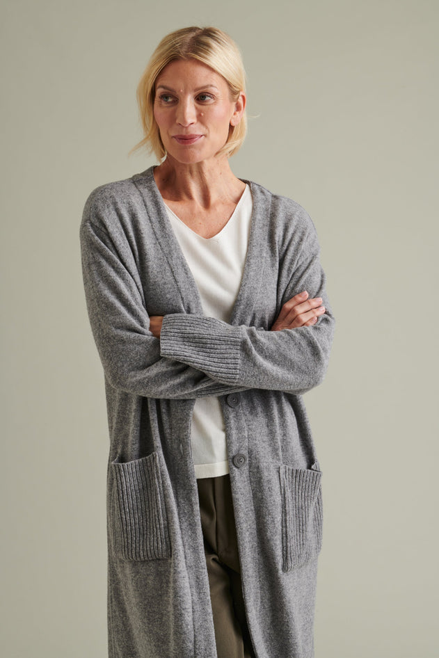 Långholm Cardigan Grey