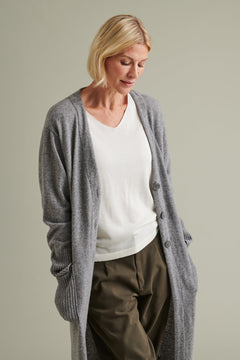 Långholm Cardigan Grey