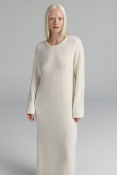 RHEA140 Boucle Dress Cream