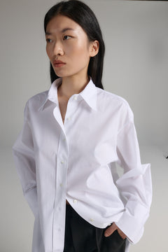 Rhea Button-Up Shirt White