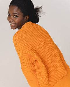 Delčia Cotton Sweater Orange