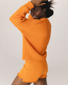 Delčia Cotton Sweater Orange