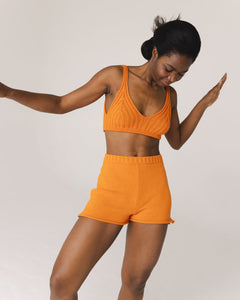 Pieva Cotton Shorts Orange