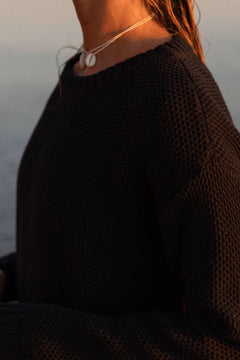 Honeycomb Unisex Jumper Black