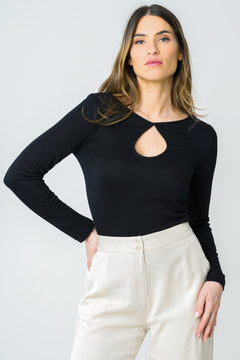 Mehonia Long Sleeve Black