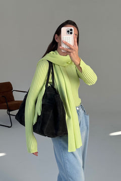 Brera Merino Long-Sleeve Top Limone