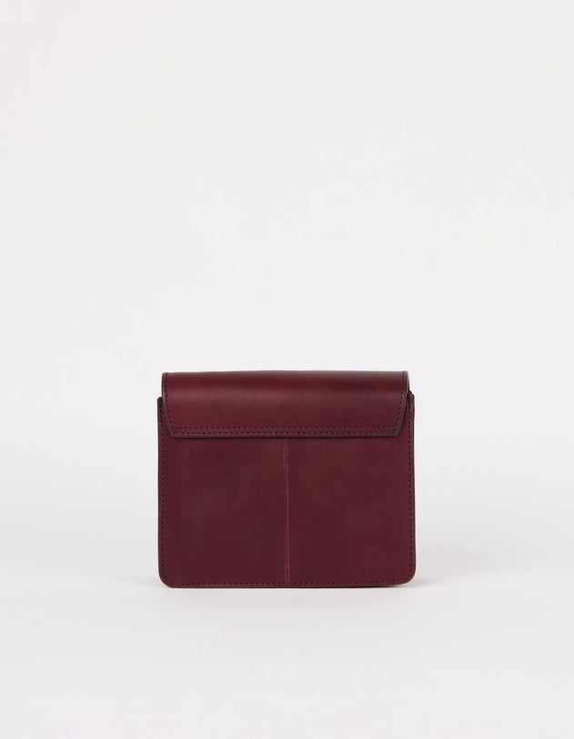 Audrey Mini Tas Donkerkersrood