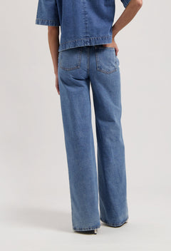 Sara High Loose Jeans Stone Vintage
