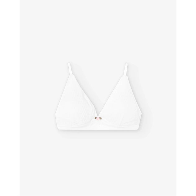 Clotsy Brand Organic Cotton Bra White