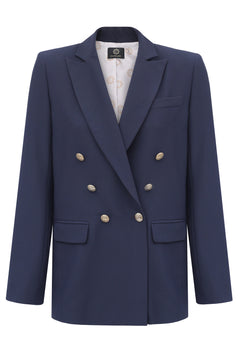 Double-breasted Jacket Navy Blue