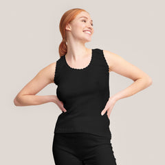 Tam Silk Women's Sleeveless Top White